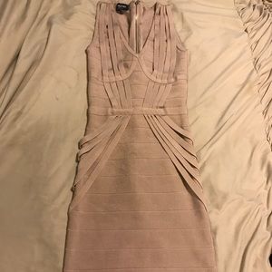 Tan Bebe dress